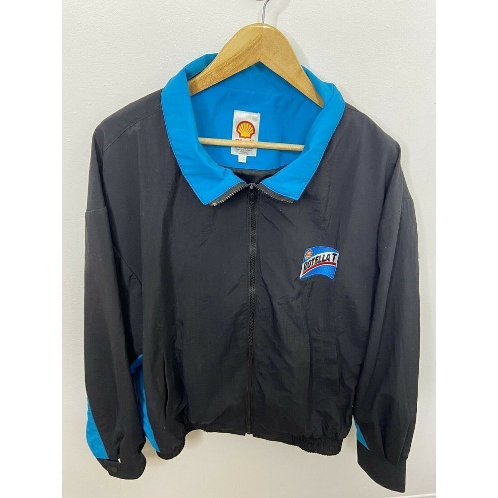 Shell Rotella T Patch Embroidered Men Large Bomber - image 1